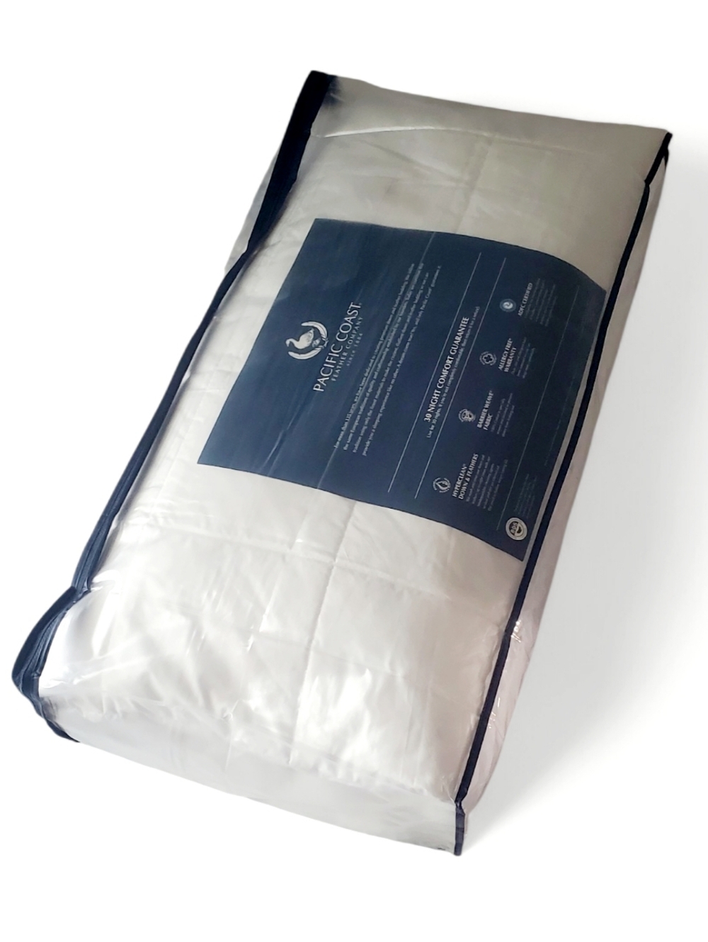 NEW Pacific Coast Feather Company King Down Comforter/Duvet Hotel-Style Bedding.